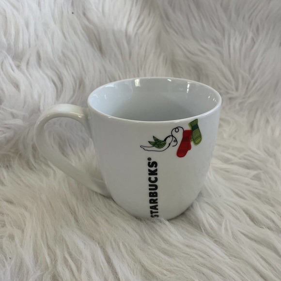 2011 Starbucks Dove & Mittens Collector Christmas Holiday 13 Oz‎ Coffee Cup Mug - Picture 1 of 10